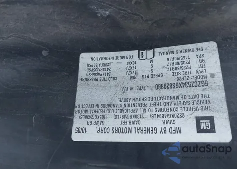 2006 Saturn Vue V6 z USA, uszkodzony, nr VIN 5GZCZ534X6S829880